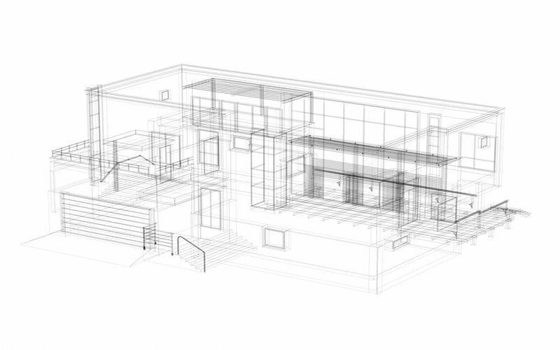 projekt 3d domu jednorodzinnego